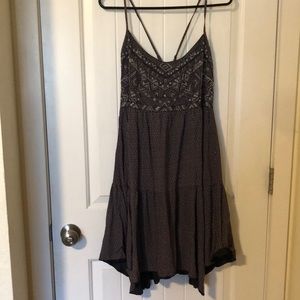 AE Stitchwork navy dress